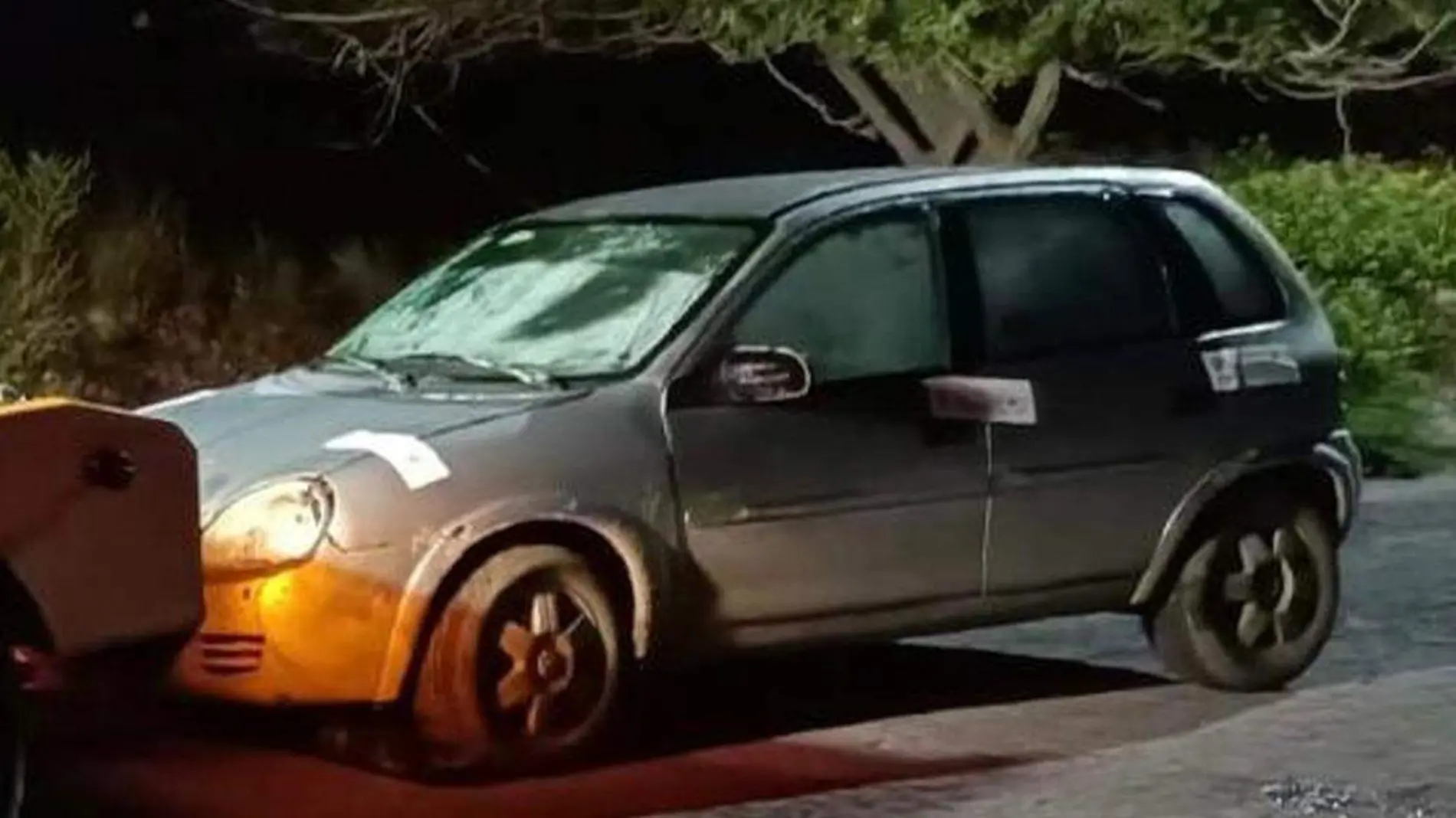 En este auto viajaban hombres ejecutados en San Nicolás Buenos Aires